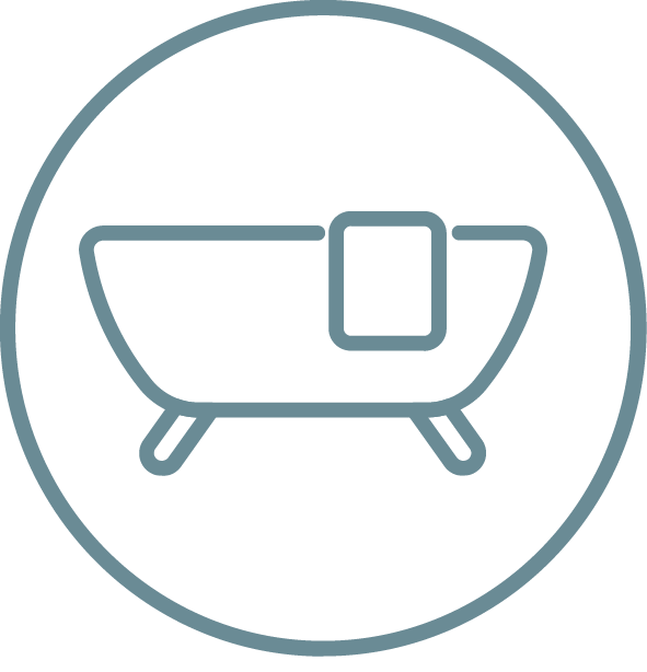Icon of a bathtub